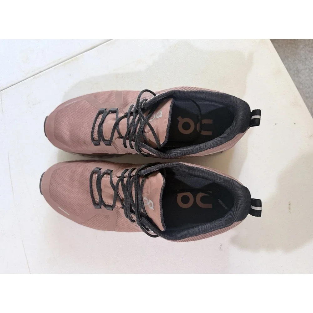On Cloud 5 Waterproof Mens 8.5 Cocoa Frost Brown Running Shoes 59.98839